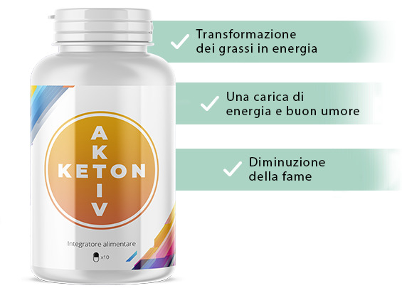 Keton Aktiv benefici funziona ingredienti